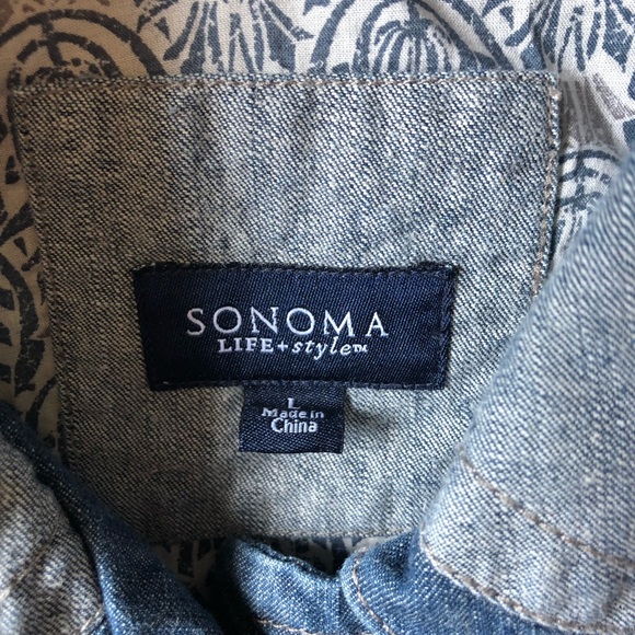 Sonoma JACKET size L  Sleeved 3/4 - Picture 4 of 8